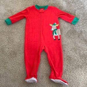 Carter’s Christmas footie pajamas